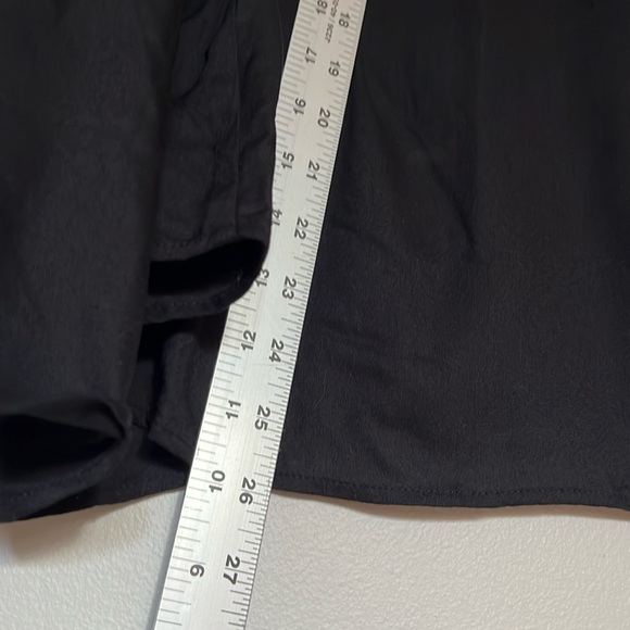 Jessica Simpson bell sleeve sheer black top vneck w ties women size xs - Picture 7 of 7